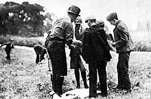 Old-time scouting games played at brownsea island ny